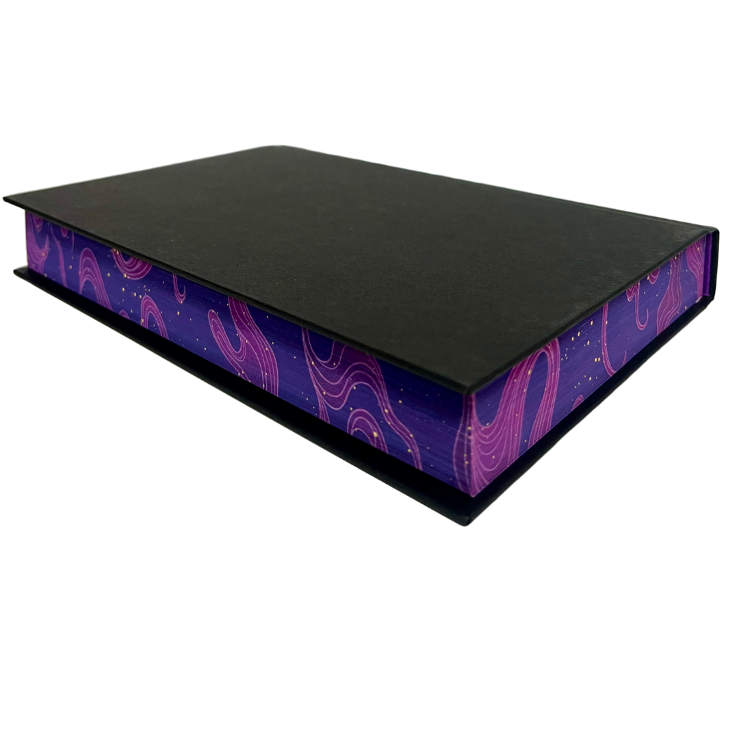 Print custom designs on the edges of bound books